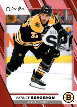 2023-24 O-Pee-Chee - Red Border #71 Patrice Bergeron Front