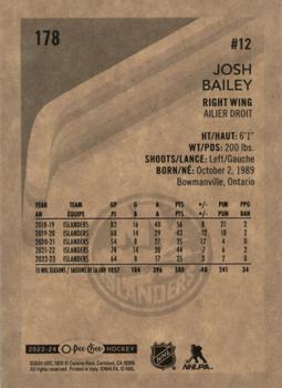 2023-24 O-Pee-Chee - Retro #178 Josh Bailey Back