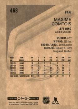 2023-24 O-Pee-Chee - Retro #468 Maxime Comtois Back