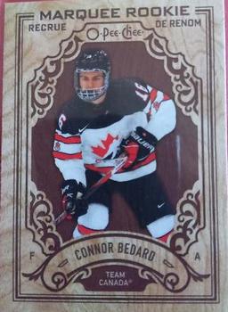 2023-24 O-Pee-Chee - Wood Variants #W-CB Connor Bedard Front