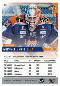 2019-20 Cardset Finland Series 2 #145 Michael Garteig Back