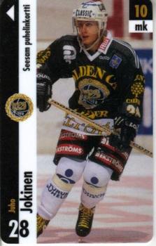 1996 Seesam Turun Palloseura Phonecards #14 Juho Jokinen Front
