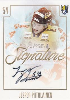 2017-18 Cardset Finland - Signature (Series Two) #NNO Jesper Piitulainen Front