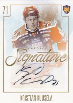 2017-18 Cardset Finland - Signature (Series Two) #NNO Kristian Kuusela Front