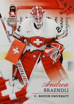 2023 BY Cards IIHF Women's World Championship #74 Andrea Brändli Front