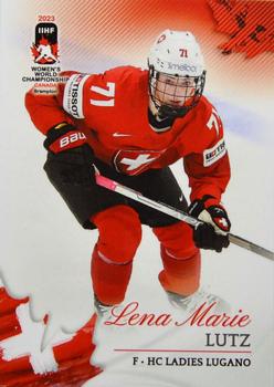 2023 BY Cards IIHF Women's World Championship #94 Lena-Marie Lutz Front
