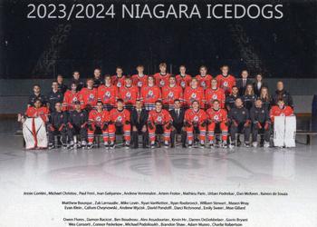 2023-24 Extreme Niagara IceDogs (OHL) #NNO Header Card Front