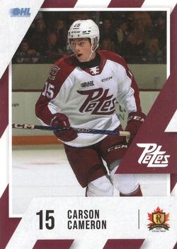 2023-24 Peterborough Petes (OHL) #NNO Carson Cameron Front