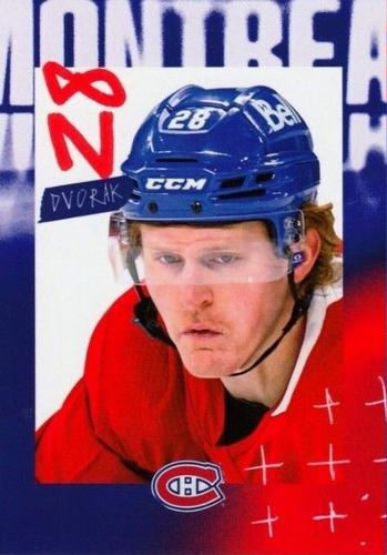 2023-24 Montreal Canadiens #NNO Christian Dvorak Front