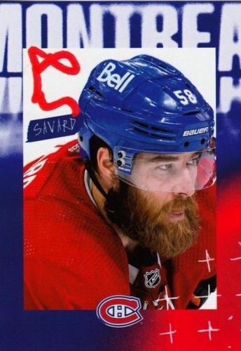 2023-24 Montreal Canadiens #NNO David Savard Front
