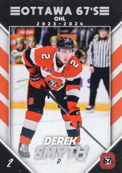 2023-24 Extreme Ottawa 67's (OHL) #NNO Derek Smyth Front