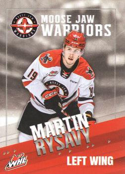 2023-24 Moose Jaw Warriors (WHL) #25 Martin Rysavy Front