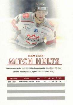 2022-23 Bratislava Capitals (ICEHL) - Team Leaders #NNO Mitch Hults Back