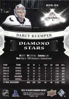 2023-24 Upper Deck Black Diamond - Diamond Stars #BDS-DK Darcy Kuemper Back