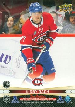 2023-24 Upper Deck Tim Hortons Greatest Duos #3 Cole Caufield / Kirby Dach Back