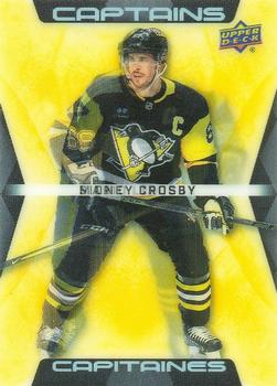 2023-24 Upper Deck Tim Hortons Greatest Duos - Captain Connections #C-10 Sidney Crosby / Mario Lemieux Front
