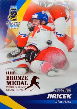 2024 BY Cards IIHF World Junior Championship #53 Adam Jiricek Front