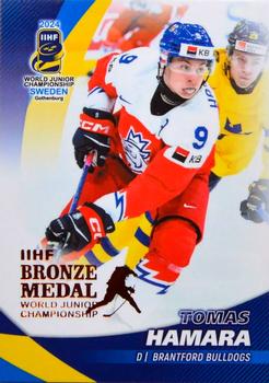 2024 BY Cards IIHF World Junior Championship #56 Tomas Hamara Front