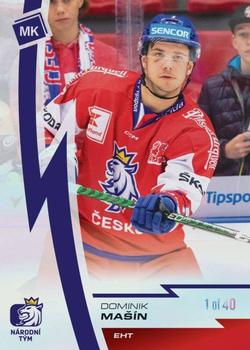 2022-23 Moje karticky Czech Ice Hockey Team - Rainbow #84 Dominik Masin Front