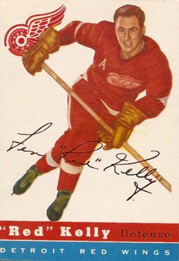 1954-55 Topps #5 Red Kelly Front