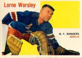 1960-61 Topps #36 Lorne Worsley Front