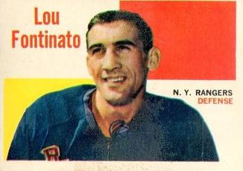 1960-61 Topps #61 Lou Fontinato Front