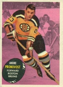 1961-62 Topps #5 Andre Pronovost Front