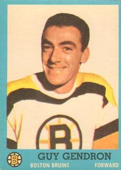 1962-63 Topps #16 Jean-Guy Gendron Front