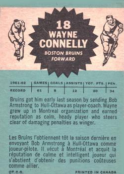 1962-63 Topps #18 Wayne Connelly Back