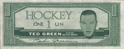 1962-63 Topps - Hockey Bucks #NNO Ted Green  Front
