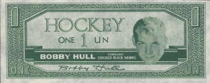 1962-63 Topps - Hockey Bucks #NNO Bobby Hull  Front