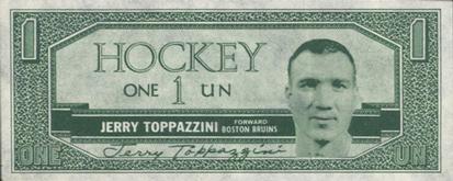 1962-63 Topps - Hockey Bucks #NNO Jerry Toppazzini  Front