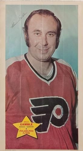 1971-72 O-Pee-Chee Posters #16 Bruce Gamble  Front