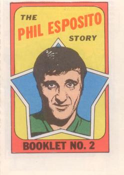 1971-72 Topps - Booklets #2 Phil Esposito Front