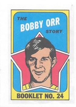 1971-72 Topps - Booklets #24 Bobby Orr  Front