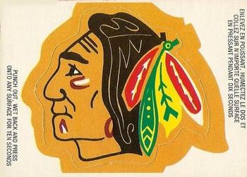 1973-74 O-Pee-Chee - Team Crests #NNO Chicago Blackhawks  Front