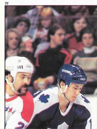 1981-82 O-Pee-Chee Stickers #77 Capitals vs. Maple Leafs  Front