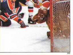 1981-82 O-Pee-Chee Stickers #202 Oilers vs. Islanders  Front