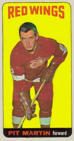 1964-65 Topps #1 Pit Martin Front