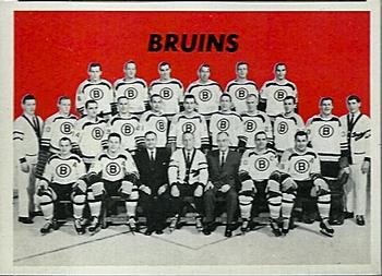 1965-66 Topps #128 Boston Bruins Team Front