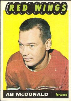 1965-66 Topps #50 Ab McDonald Front