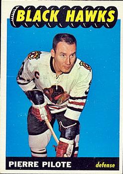 1965-66 Topps #56 Pierre Pilote Front
