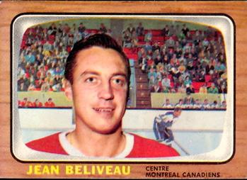 1966-67 Topps #73 Jean Beliveau Front