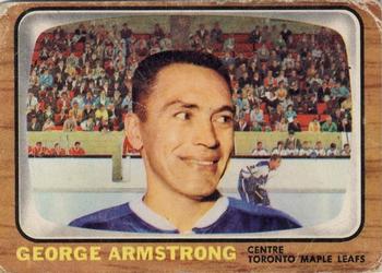 1966-67 Topps #84 George Armstrong Front