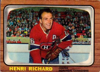 1966-67 Topps #8 Henri Richard Front
