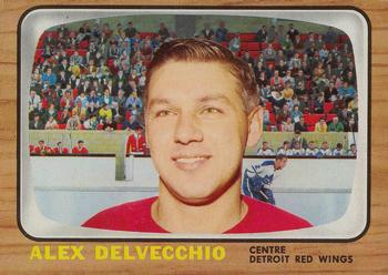 1966-67 Topps USA Test #63 Alex Delvecchio Front