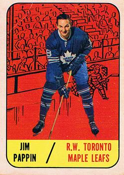 1967-68 Topps #78 Jim Pappin Front