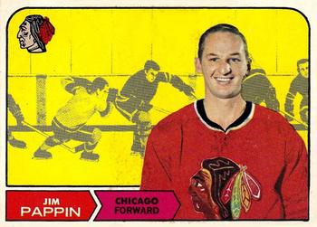 1968-69 O-Pee-Chee #21 Jim Pappin Front