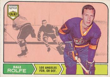 1968-69 O-Pee-Chee #41 Dale Rolfe Front