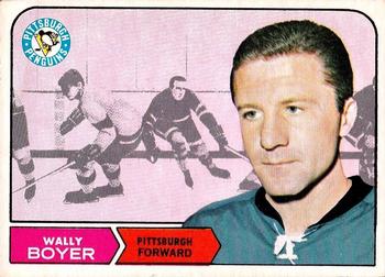 1968-69 O-Pee-Chee #105 Wally Boyer Front